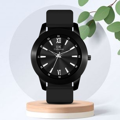 IIK Collections IIK-5011M Round Shining Dial |Long Battery Life with Adjustable Fixable Silicon Strap Analog Watch  - For Boys