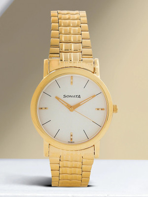 SONATA NP7987YM05W SO Mass Analog Watch  - For Men