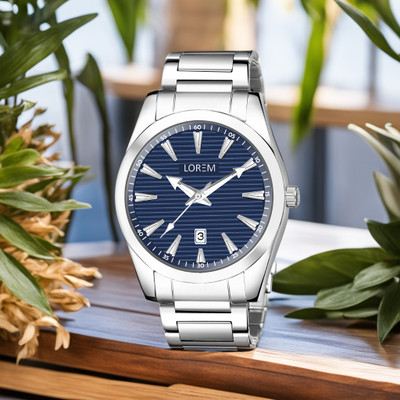 LOREM LR149 Blue Dial Date Function UF-LR149 Analog Watch  - For Men