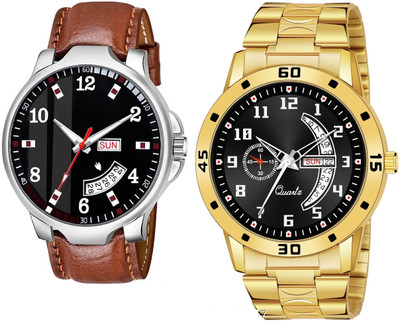 Caihong BRN-7-AND-Gold-1 Analog Watch  - For Men