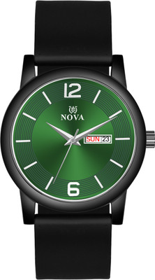 NOVA Mens and Boys Black Watch Analog Watch  - For Men