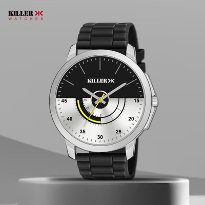 KILLER KL-9400-BLACK Big Dial Analog Watch  - For Men