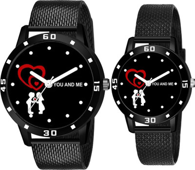 ETLIS You and Me Design Combo You and Me Design Combo Analog Watch  - For Couple