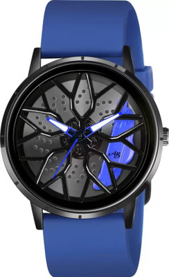 RealBuff Gyro Wheel Car Wheel Analog Watch  - For Men