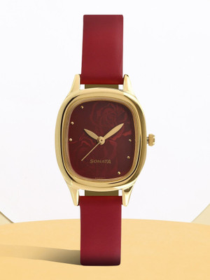 SONATA Yuva Gold Analog Watch  - For Women