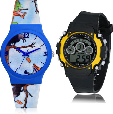 TIMETRANSELEVATE CM703-B6 Analog-Digital Watch  - For Boys