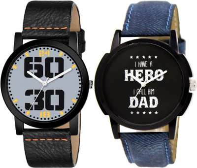 Naavli LR07_Combo_LR47 Analog Watch  - For Men & Women