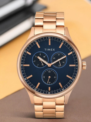 TIMEX Multi Function Blue Dial Analog Watch  - For Men