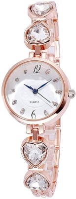 SPINOZA Sprakling diamond classic round dial Analog Watch  - For Women