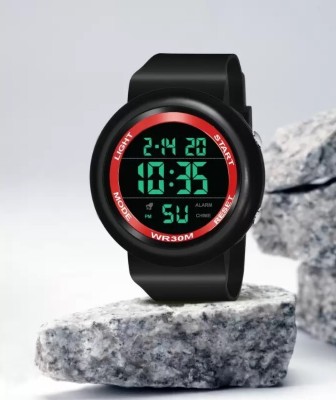 THMT New Trending 2-0-2-9 Red Round Abibas Style Digital wrist watch Digital Watch  - For Men