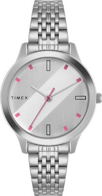 TIMEX TWTL10104 Silver Dial Analog Watch  - For Women