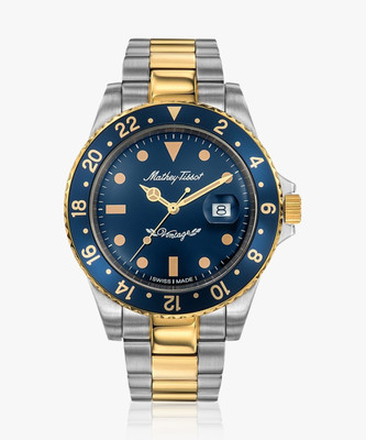 Mathey-Tissot H901BBU Swiss Made Quartz Blue Dial Analog Watch  - For Men