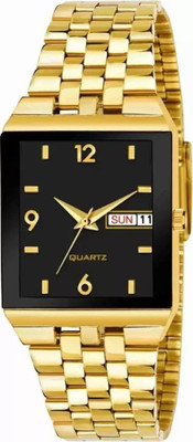 house of common DG9197 Day Date Functioning Stainless Steel Chain Watch for Men Analog Watch  - For Men