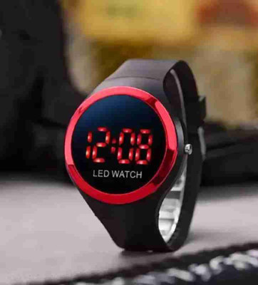 PIRASO APPE LED RED Lifestyle Dial Color Black Red & Black Strap Digital Watch For Men And Women Digital Watch  - For Men