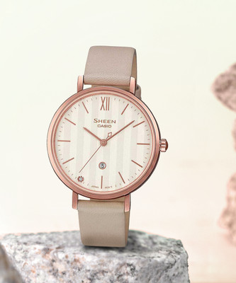 CASIO SHE-4539CGL-7AUDF Sheen Analog Watch  - For Women
