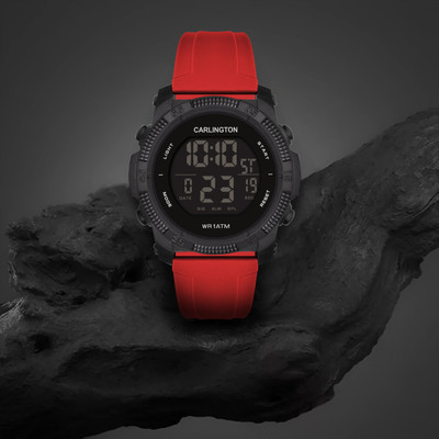 Carlington CT 9133 Red Endurance Series Digital Watch  - For Men