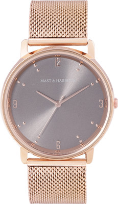 Mast & Harbour MH-4701-Grey Big Dial Analog Watch  - For Men