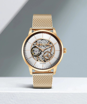 Titan 90110WM01 Titan Mechanical Analog Watch  - For Men