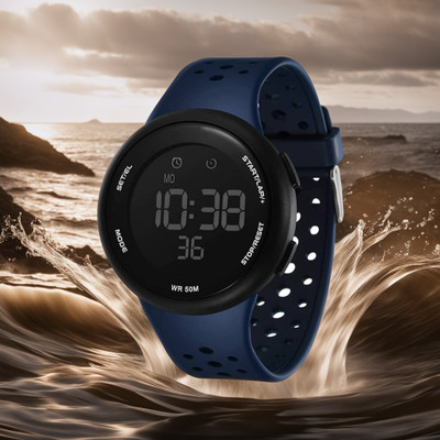 luxurit Multi-Functional LED Display, Alarm, Stopwatch Digital Watch  - For Men