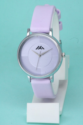 ZANZEER Gorgeous Solid Designer Round Case Dial Professional Silicone Belt Gorgeous Solid Designer Round Case Dial Professional Silicone Belt Analog Watch  - For Girls