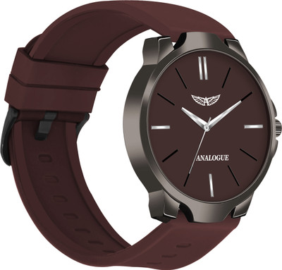 ANALOGUE Minimalist Gun Metal Series | Smart Watch Strap | Smart Clip | Soft Silicon Minimalist Gun Metal Series | Smart Watch Strap | Smart Clip | Soft Silicon Analog Watch  - For Men