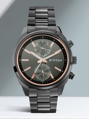 Titan NQ1733NM01 Neo All Black Analog Watch  - For Men
