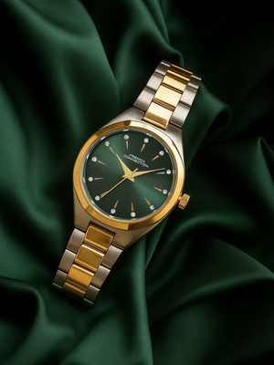 French Connection Green Sunray Dial | Analog Watch For Women's | FCN0172NTM Analog Watch  - For Women