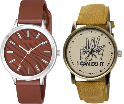 TVILLA Grey I Can Do it MZ-LR30 Analog Watch  - For Men & Women