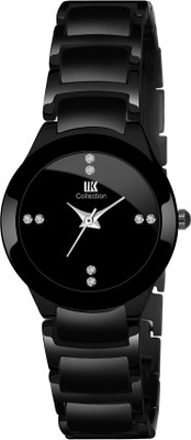 IIK Collection Black Dial with Black Bracelet Strap Analog Watch  - For Men