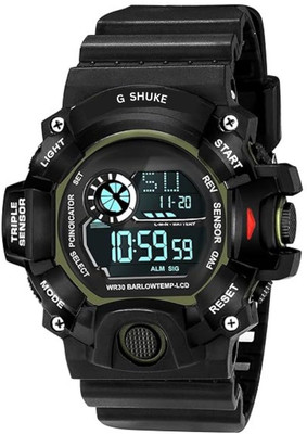 SROTRA SROTRA Fashion-Forward LED Display Adventure Square Dial Digital Watch SROTRA Fashion-Forward LED Display Adventure Square Dial Digital Watch  - For Men