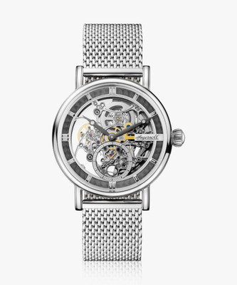 Ingersoll I00405B Automatic Grey Skeleton Dial With Lifetime Warranty Analog Watch  - For Men