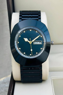 MIRSHO MSR--RADO DD STEEL FULL BLK.. BLK.GLD AD DL Analog Watch  - For Men