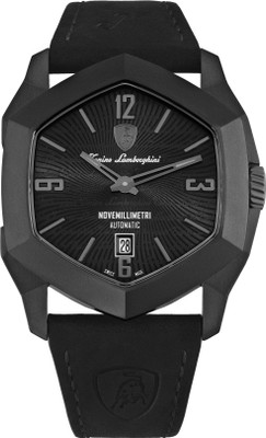 Tonino Lamborghini TLF-T08-2 Novemillimetri Swiss Made Automatic Black Dial Analog Watch  - For Men