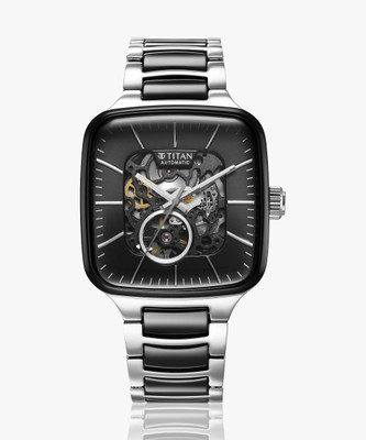 Titan Ceramic Fusion Automatic Ceramic Automatic Fusion Square Analog Watch  - For Men