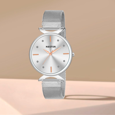 NESTER NAS1006SILVER Analog Watch  - For Women