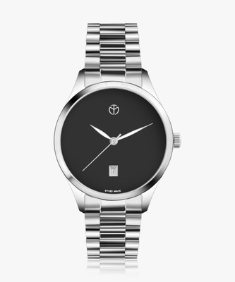 Mathey-Tissot H411MNM Swiss Made Black Dial Analog Watch  - For Men