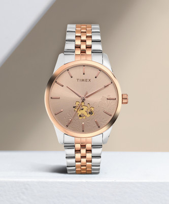 TIMEX Rose Gold Dial Analog Watch  - For Men