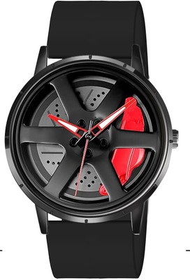 ANKOF BLAZE Gyro Wheel Car Wheel Analog Watch  - For Men