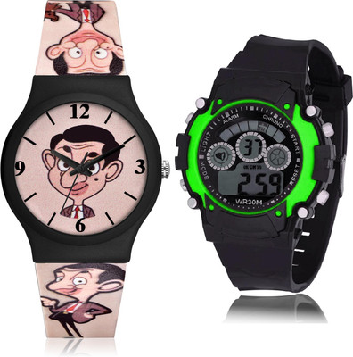 TIMETRANSELEVATE CM732-B3 Analog-Digital Watch  - For Boys