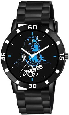 MAHAVIRA COLLECTION black analog watch for men trending Formal black analog wristwatch for men's style Analog Watch  - For Men