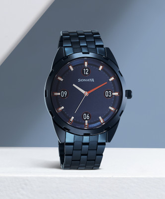 SONATA Blues Blues Analog Watch  - For Men