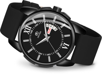 ADAMO 883NNI02 Men’s Formal Watch with Day & Date, 3D Dome Glass – 883NNI02 Analog Watch  - For Men