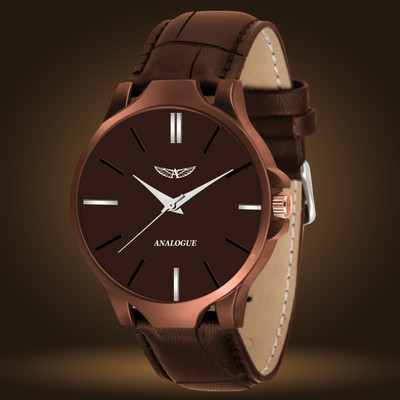 ANALOGUE Slim Series | Synthetic Leather | Slim Strap | 1 Year Warranty | Boys Slim Series | Synthetic Leather | Slim Strap | 1 Year Warranty | Boys Analog Watch  - For Men