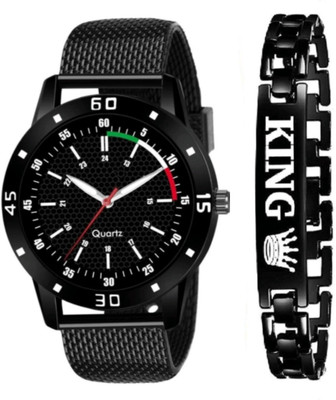 Vtrack Vtrack New Fashionable PU Belt & Big & Slim Dial Watch For Men Analog Watch  - For Men