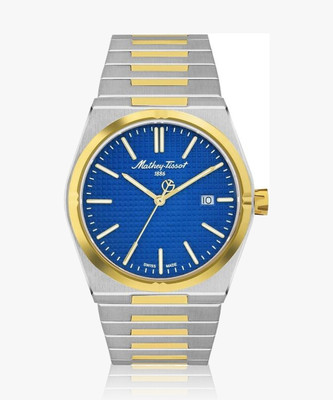 Mathey-Tissot H117BBU Swiss Made Quartz Blue Dial Analog Watch  - For Men