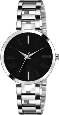 Timorix Classic White Dial Silver Strap Analog Watch Trendy Designer Women’s for Analog Watch  - For Girls