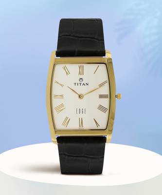 Titan edge on sale gold watch