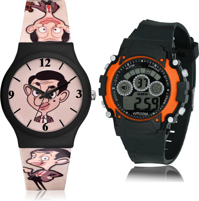 TIMETRANSELEVATE CM732-B4 Analog-Digital Watch  - For Boys