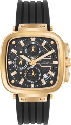 French Connection Aegis Chronograph 2 Layer With Real Index. Dial Mineral Glass Analog Watch  - For Men