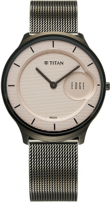 Titan Edge Murals Titan Edge Murals Quartz Light Brown Round Dial Men's Analog Watch / Analog Watch  - For Men